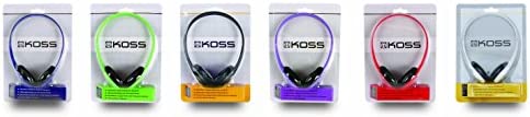 Koss KPH7B Portable On-Ear Headphone with Adjustable Headband - Blue - Image 2
