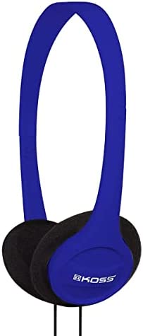 Koss KPH7B Portable On-Ear Headphone with Adjustable Headband - Blue